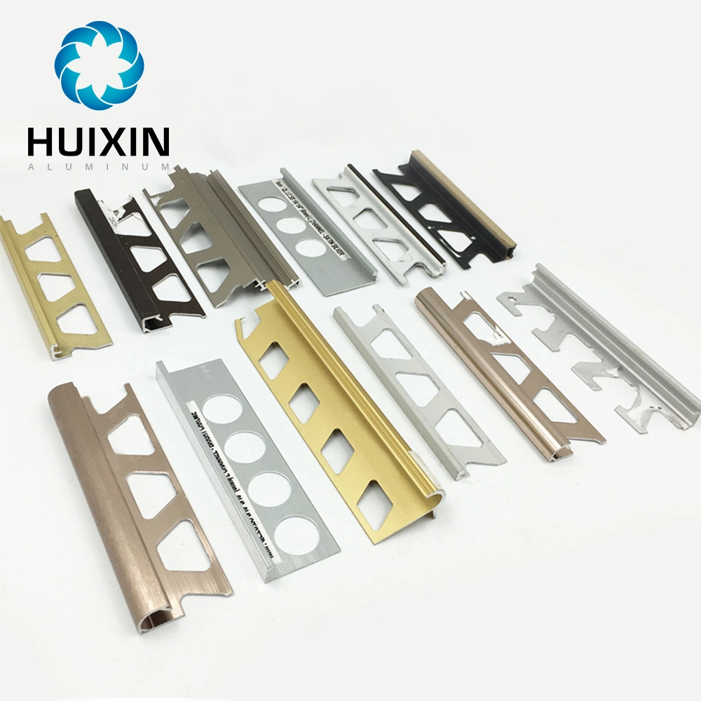 Polishing Aluminium Wall Corner T Shape Aluminum Tile Edge Stair Nosing Strip