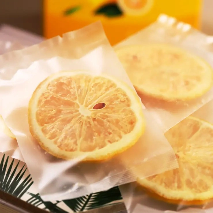 Factory Supply Natural Healthy Tea Dried Fruits Freeze Dried Lemon Slice