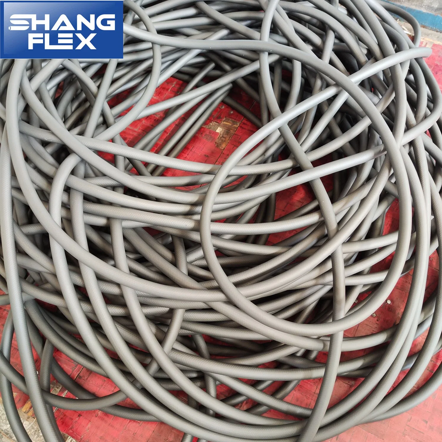 Grey Flexible PVC Water Hose Pipe High Pressure