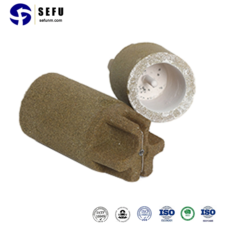 Refractory Thermal Analysis Carbon Cup in Iron Casting Foundry Industry