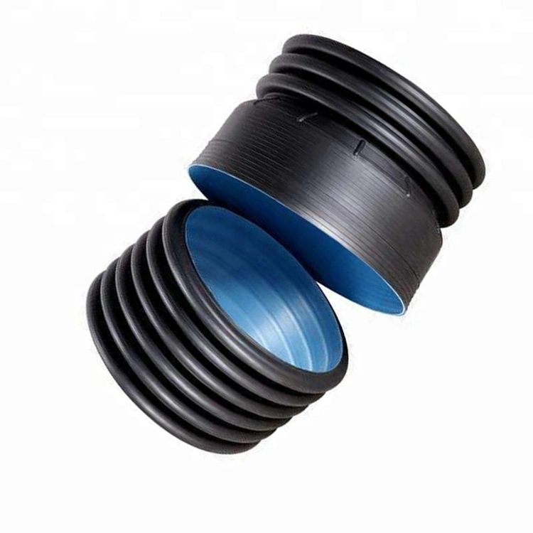 HDPE Double Wall Corrugated Black Polyethylene Pipe for Drainage