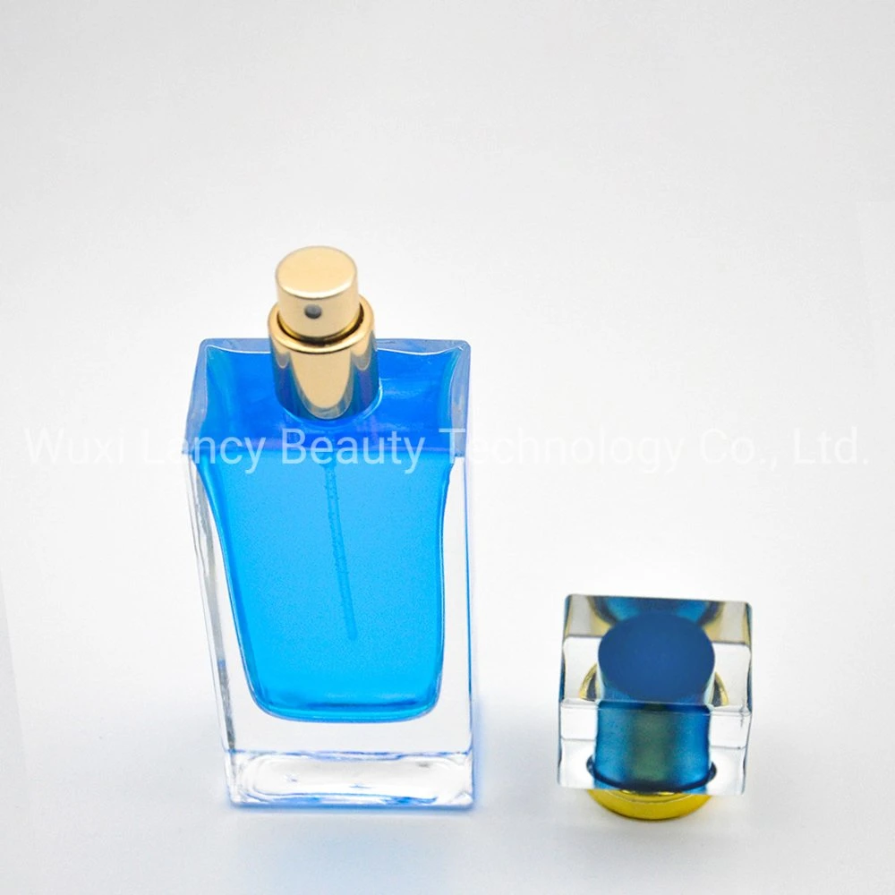 30ml 50ml 70ml Beauty Care Luxury Perfume Glass Bottle with Crimped Sprayer and Plastic Cap of Cosmetic Packaging Empty Bottle