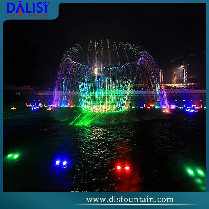 Latest Technology Music Fountain Dancing Water for Festival Ceremony, Floating Rotating on The Lake with High Jet Nozzle and LED Light