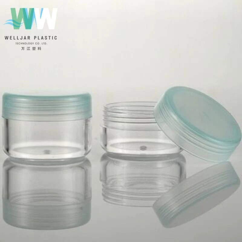 Cosmetic Jar 10g PS Plastic Cream Jar with PP Cap