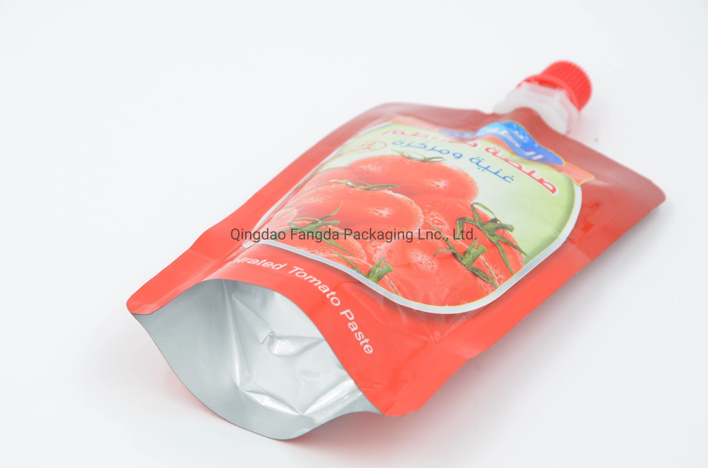 Manufacture Promotion Snack Pouch Stand up Food Package Drink Spout Packaging Bag