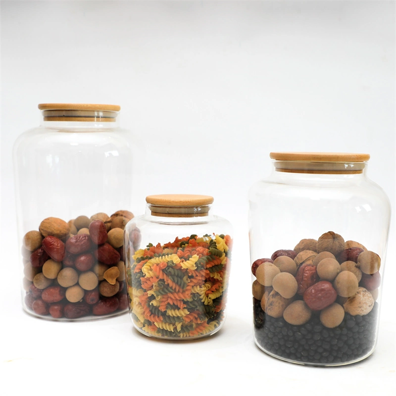 Hot Selling High quality/High cost performance Glass Jar for Storage Pickle /Sweets/Cereal/Beans/Sugar