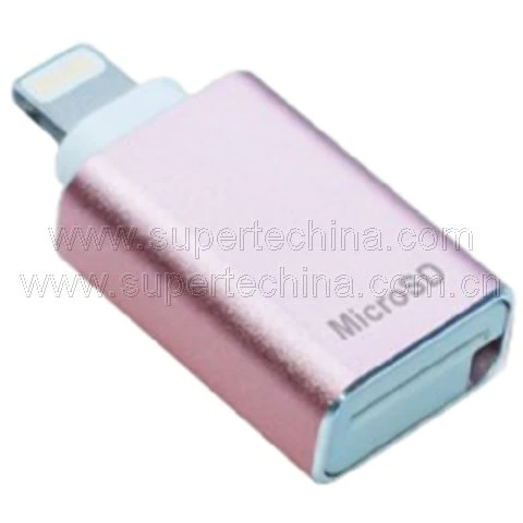 Mfi Micro SD Card Reader for iPhone, iPad, iPod (S1A-8301D)