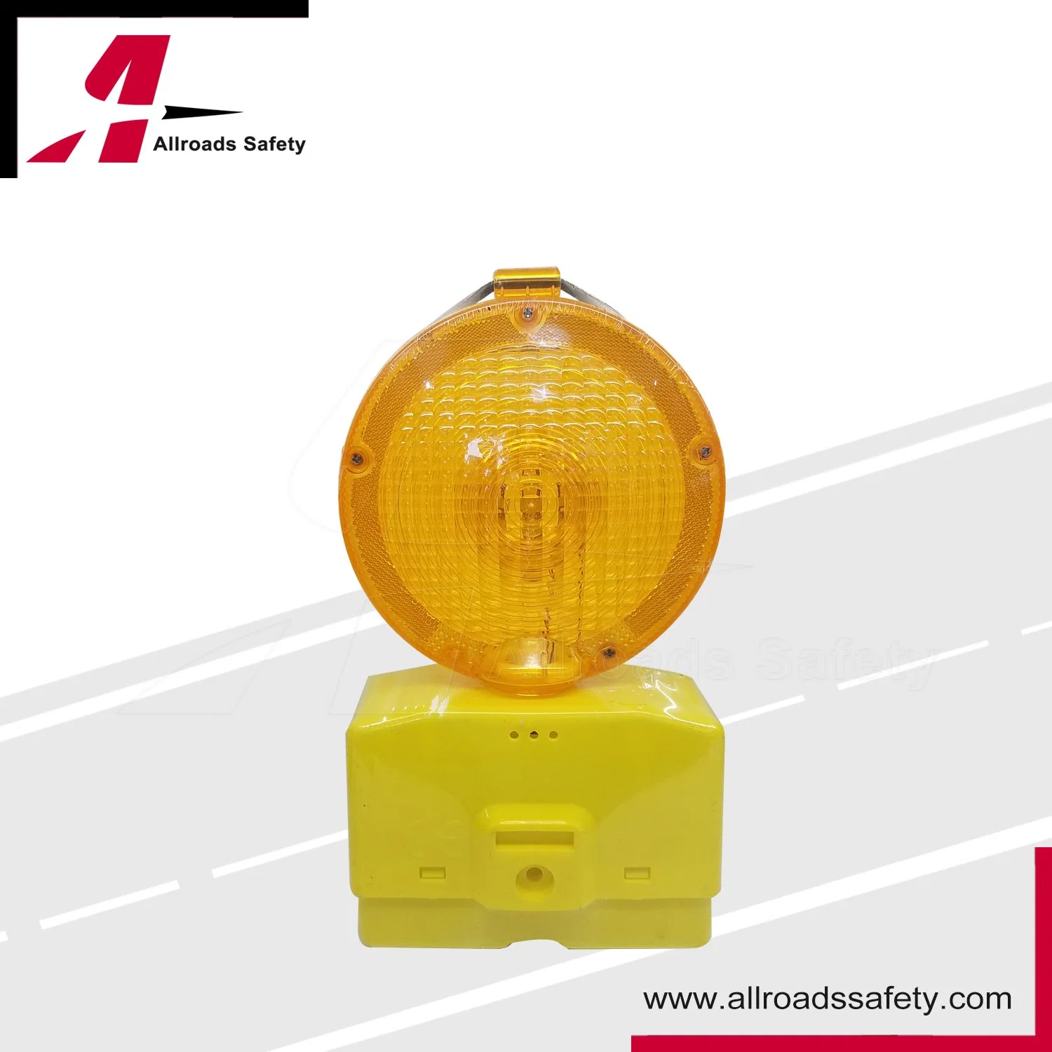 Road Construction Maintenance Work Safety Warning LED Barricade Flashing Light