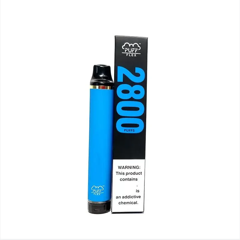 2021 Europe Wholesale/Supplier Original Puff Flex 2800 Puffs Disposable/Chargeable Vaporizer Vape Pen Bars