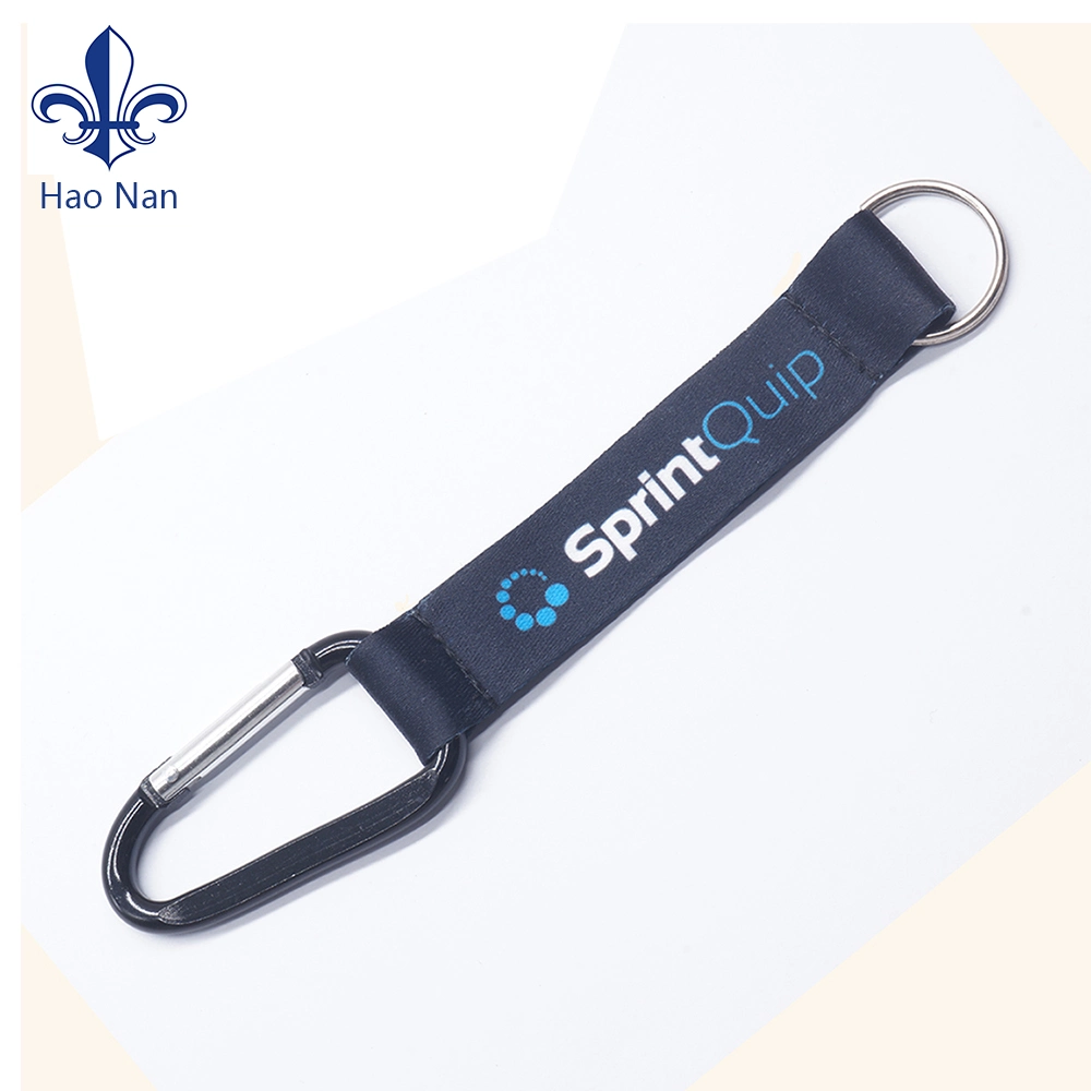 Promotion Cheap Custom Snap Carabiner Hook with Short Strap