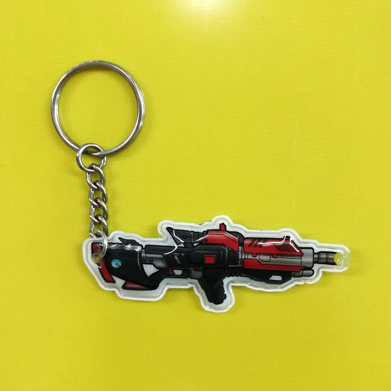 Custom Design Promotional Gift LED Light PVC Puffy Keychain