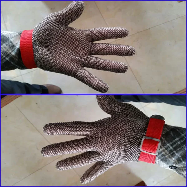 Treillis métallique en acier inoxydable des gants de sécurité/ Gants résistants aux coupures /Butcher gants