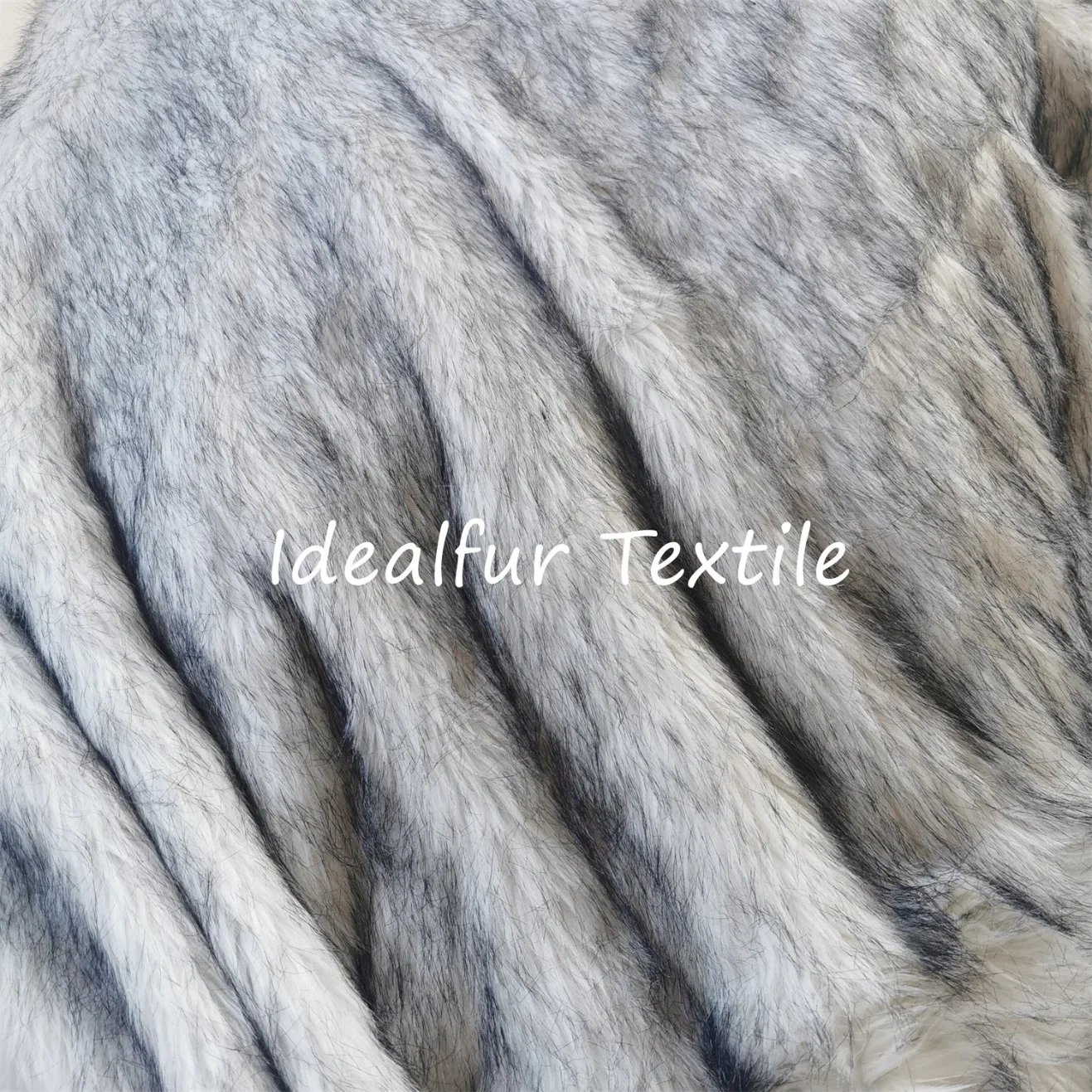 Soft Long Pile Printing Fake Fur Fabric for Blanket