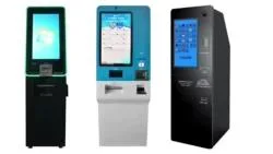 Gratuit personnalisé l'écran tactile en libre service permanent de l'argent Coin Kiosque d'échange de la devise de paiement ATM