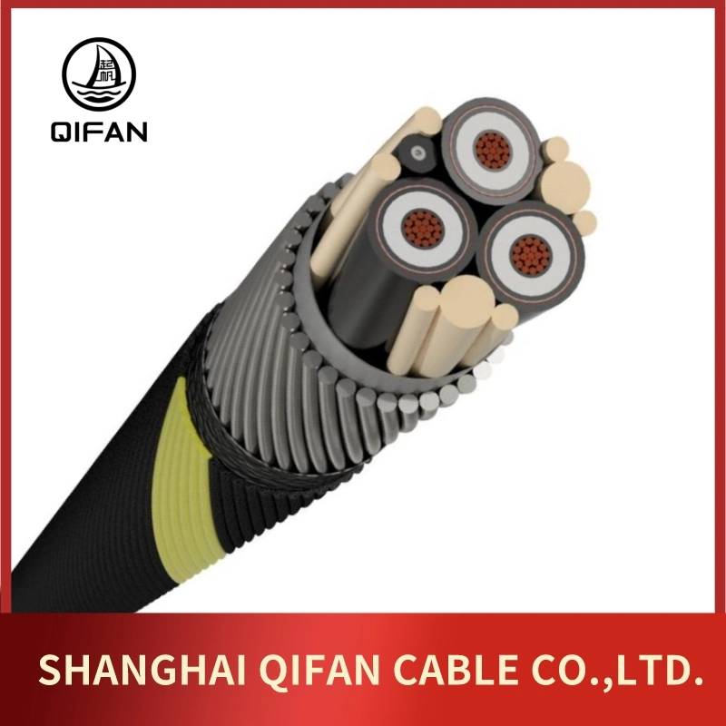 Single Core XLPE Optical Fiber Submarine Cable