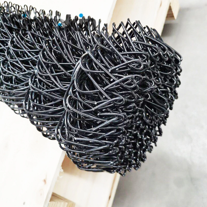 O PVC preto plástico revestido Wire Mesh cantar travando abraçadeiras para cerca metálica