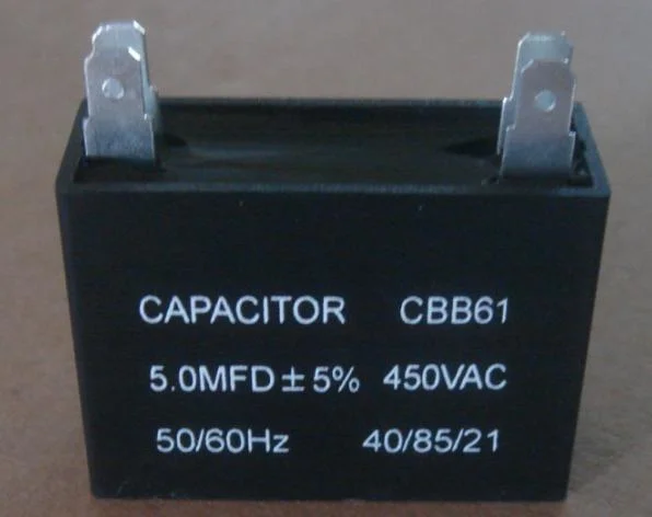 ممحب الفيلم Capacitor لمروحة تشغيل محرك التيار المتردد Cb60 Cbb61