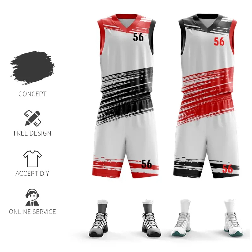 Hot Selling OEM Basketball Uniform Custom Made Sublimation Basketball Clothes