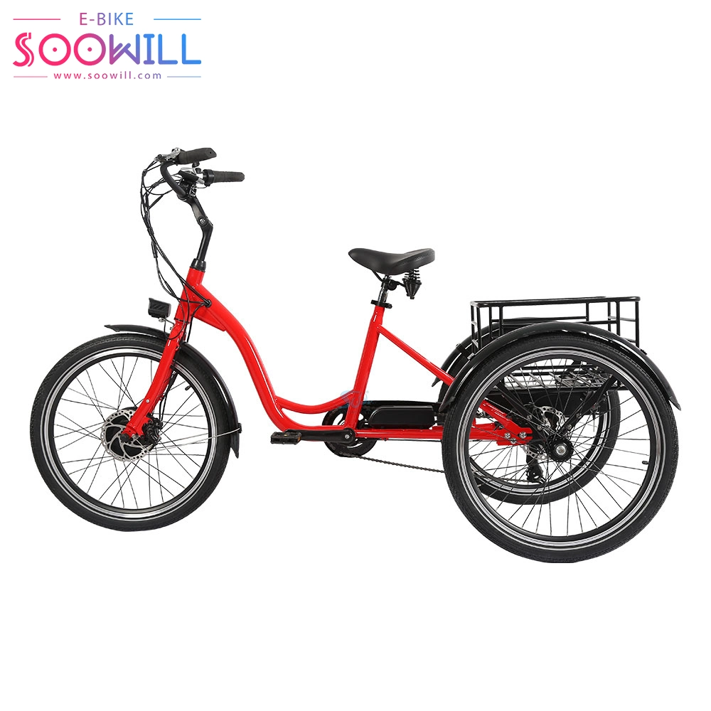Fábrica de bicicletas plegables para adultos con 3 ruedas y techo. Triciclos eléctricos cerrados a buen precio.