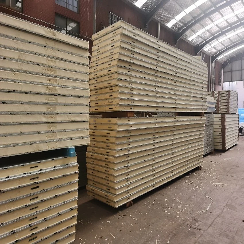 100 mm Thickness Cold Room Storage Insulation Polyurethane Sandwich Panels