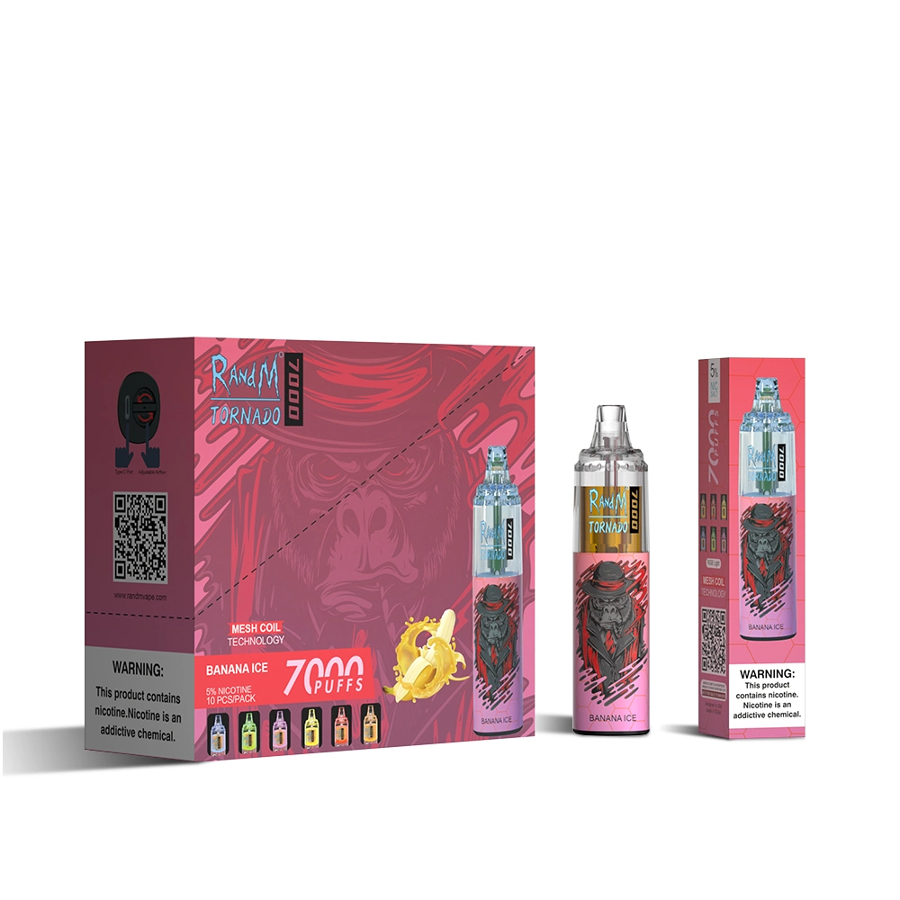 2023 R and M Tornado 7000 Puffs High PRO Vape Disposable Vape Wholesale E-Cig All 52 Flavors Available Electronic Cigarette Randm