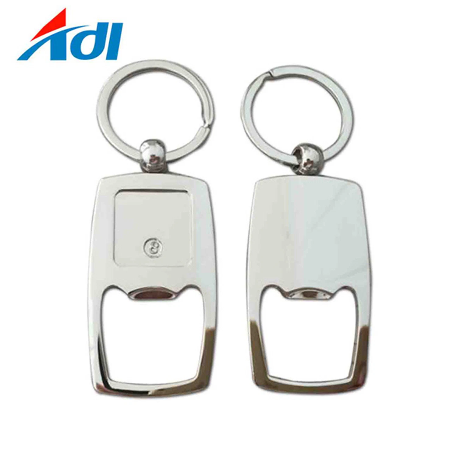 Custom Logo Wholesale/Supplier Bulk Blank Metal Beer Keychain Bottle Opener