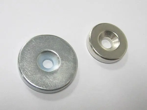 N35-N54 Custom Size Countersunk Screw Disc Neodymium Magnet Magnetic Material