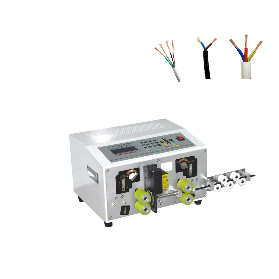 Automatic Cable Manufacturing Making Machine Electronic USB Micro Wire Stripper Cutting Stripping Equipment