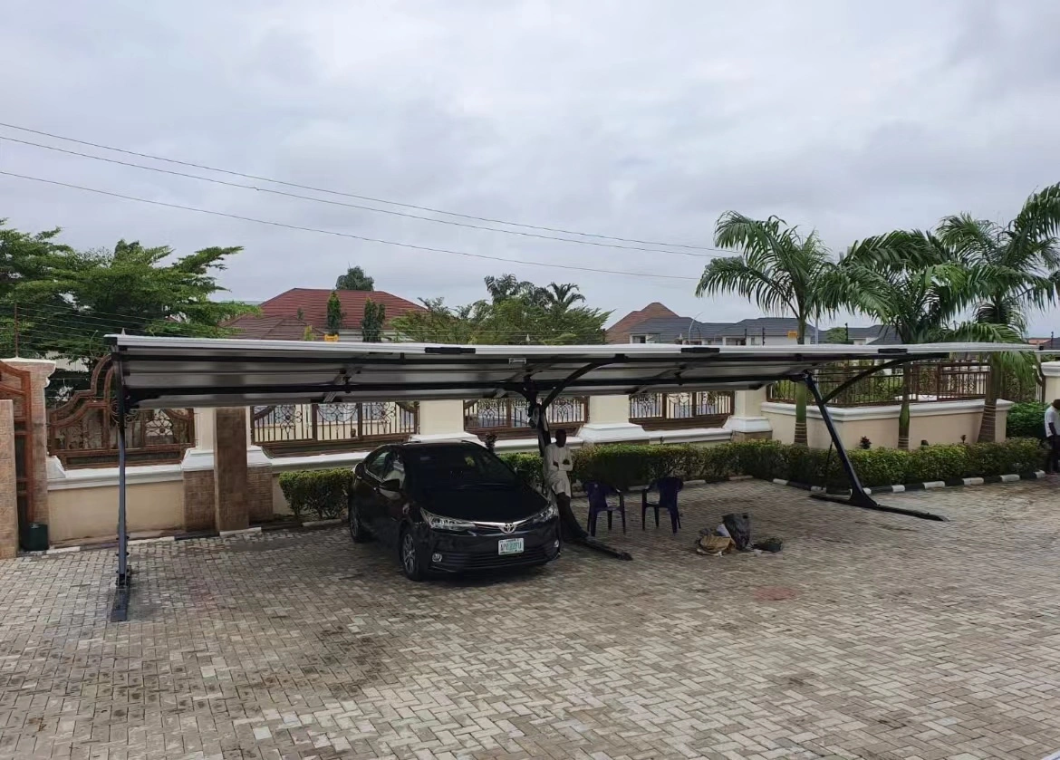 Water-Proof and Sunshade Carport for Two Car Parking