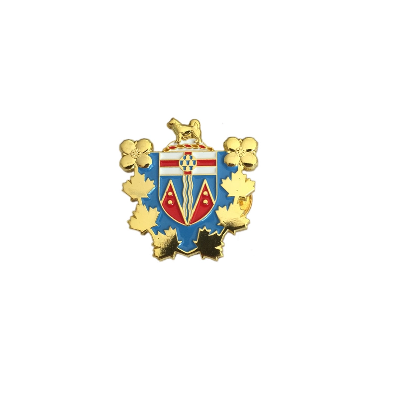 Promoción a medida Broche de latón recuerdo Metal Craft Emblem Soft Enamel Policía Badge Lapel PIN