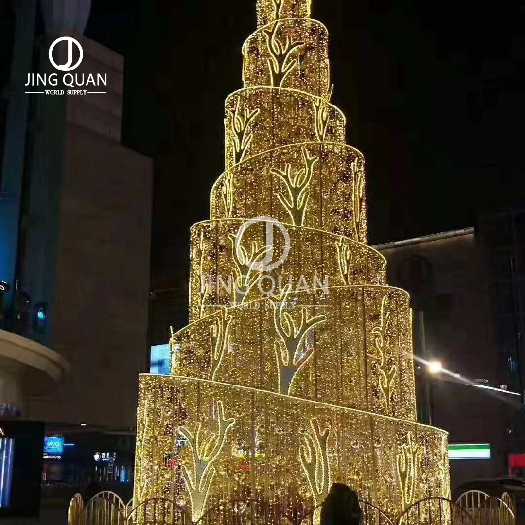 Weihnachtsbaum LED-Motiv Lichter Straße Einkaufszentrum Dekorationen Künstliche Landschaftsbau Arch Lampen angepasst wasserdicht IP65 Display