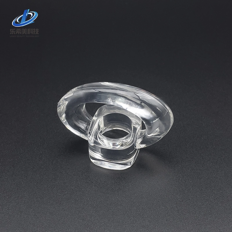 Cosmetic Cap Plastic Lid Acrylic Top Transparent Packaging Cosmetic Bottle Closer Customized for Glass Bottle