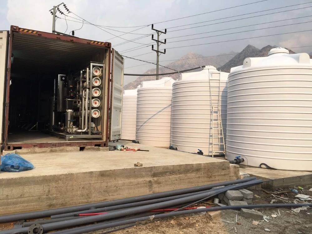 50t/D Containerized Farm Watering/Irrigating Equipment/Facilities-Deep Well Water Desalination RO Device