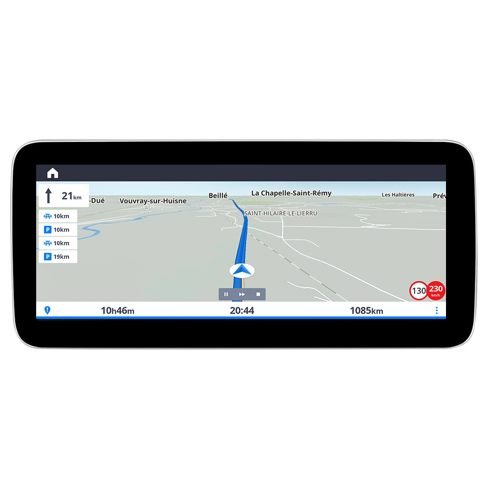 Vídeo de automóvel estéreo com ecrã vertical Android Hot Sale para Benz E Classe W207 2010 2011 2012 GPS sem fios de 4 ou 64 GB Altifalante