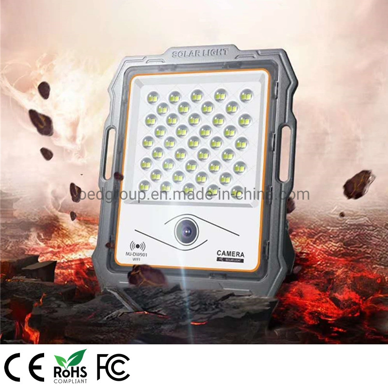 Motion Sensor IP67 LED SMD Solar Powered Portable 300W Flood Light LED with Security Camera