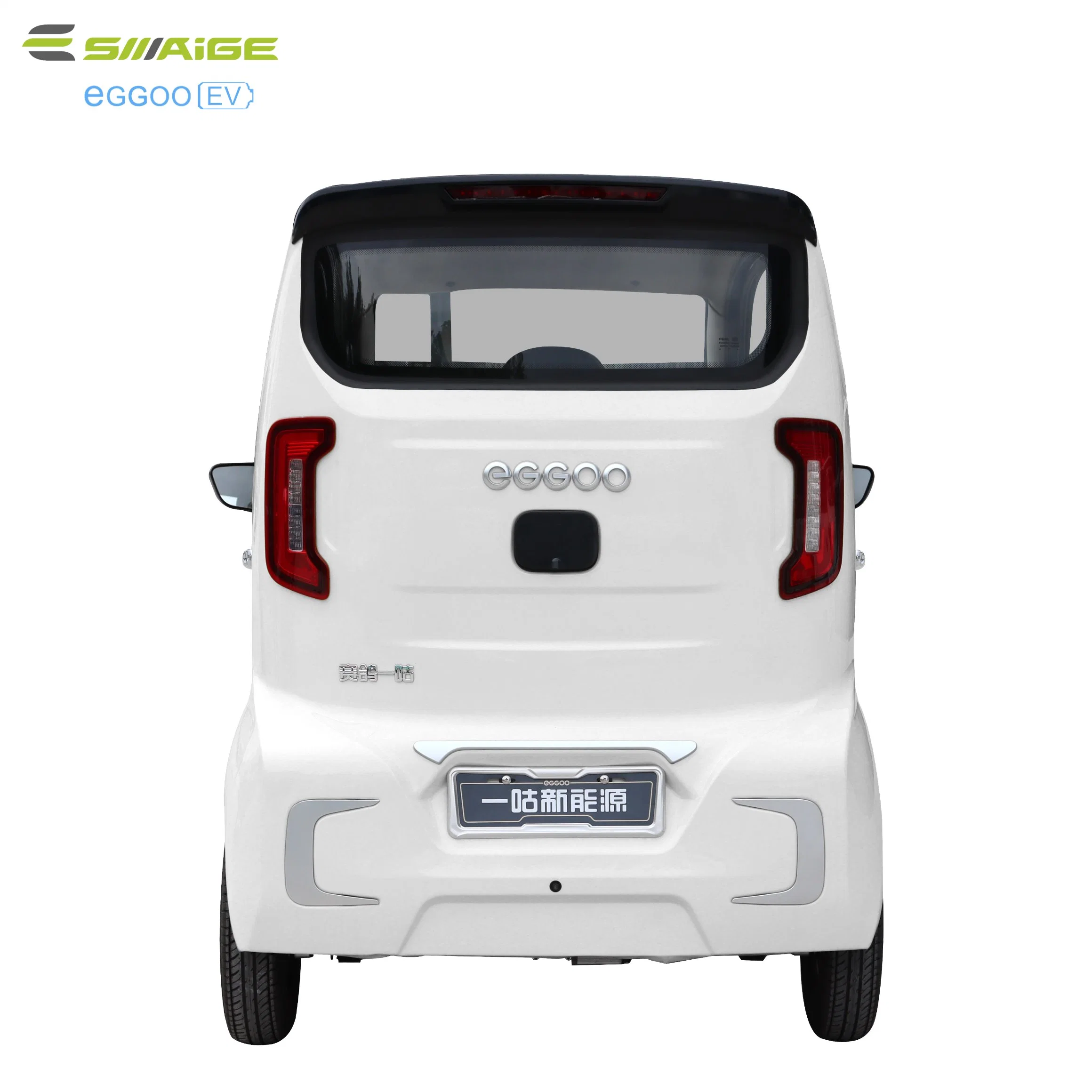 EEC Approved 3 Seats Rear-View Camera 60V58ah 60V100ah 2500W 45km/Hr Max Speed Electric Car with Air Condition