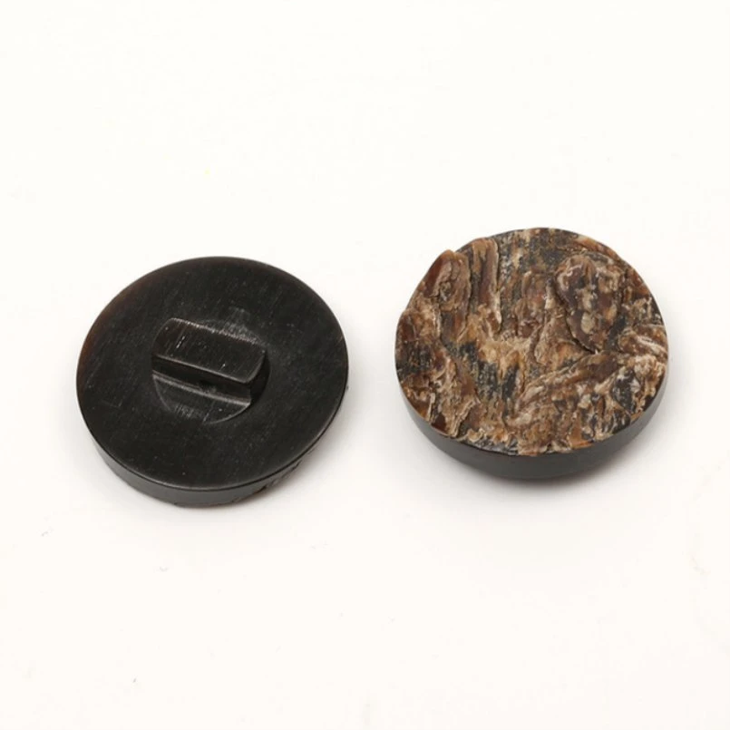 Real Horn Button Manufacturers Button Trench Coat Buttons Coffee Color Black Coat Buttons Th8304