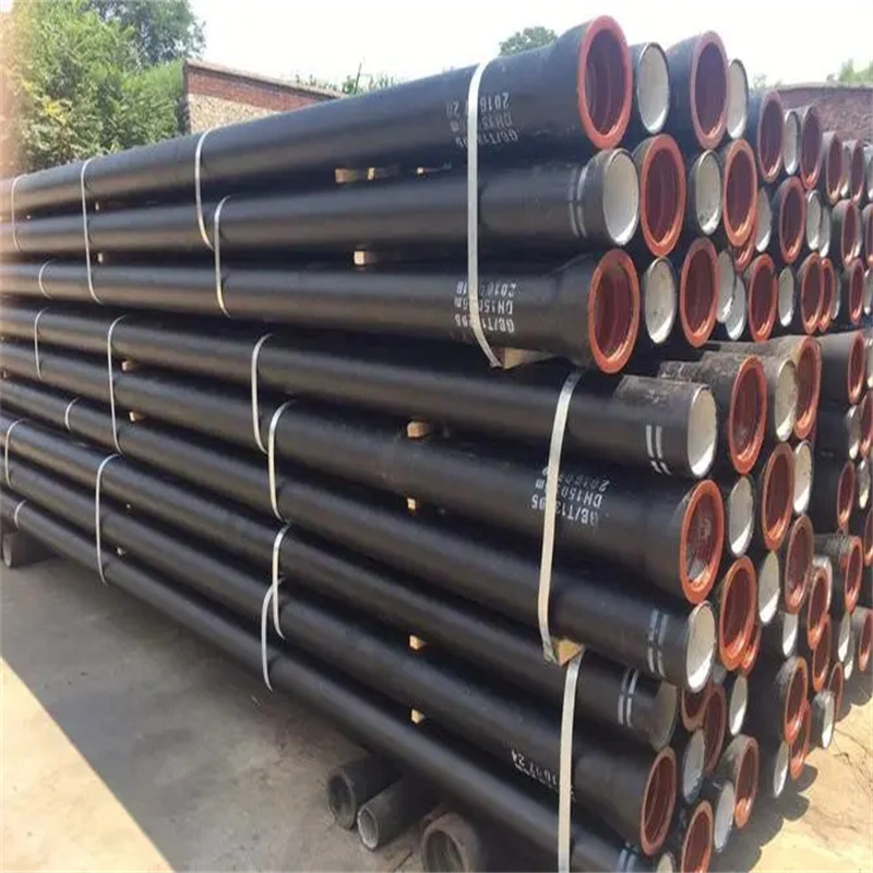 ISO2531 K7 K8 K9 Ductile Iron Pipe En545 En598 Pn16 En545/En598 6m DN300 DN900 Black Steel Pipe