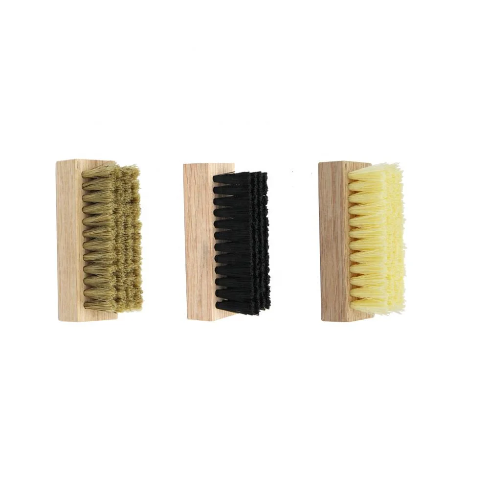 Wood Hard Shoe Sole Cleaning Brush PP Hair Medium Brush