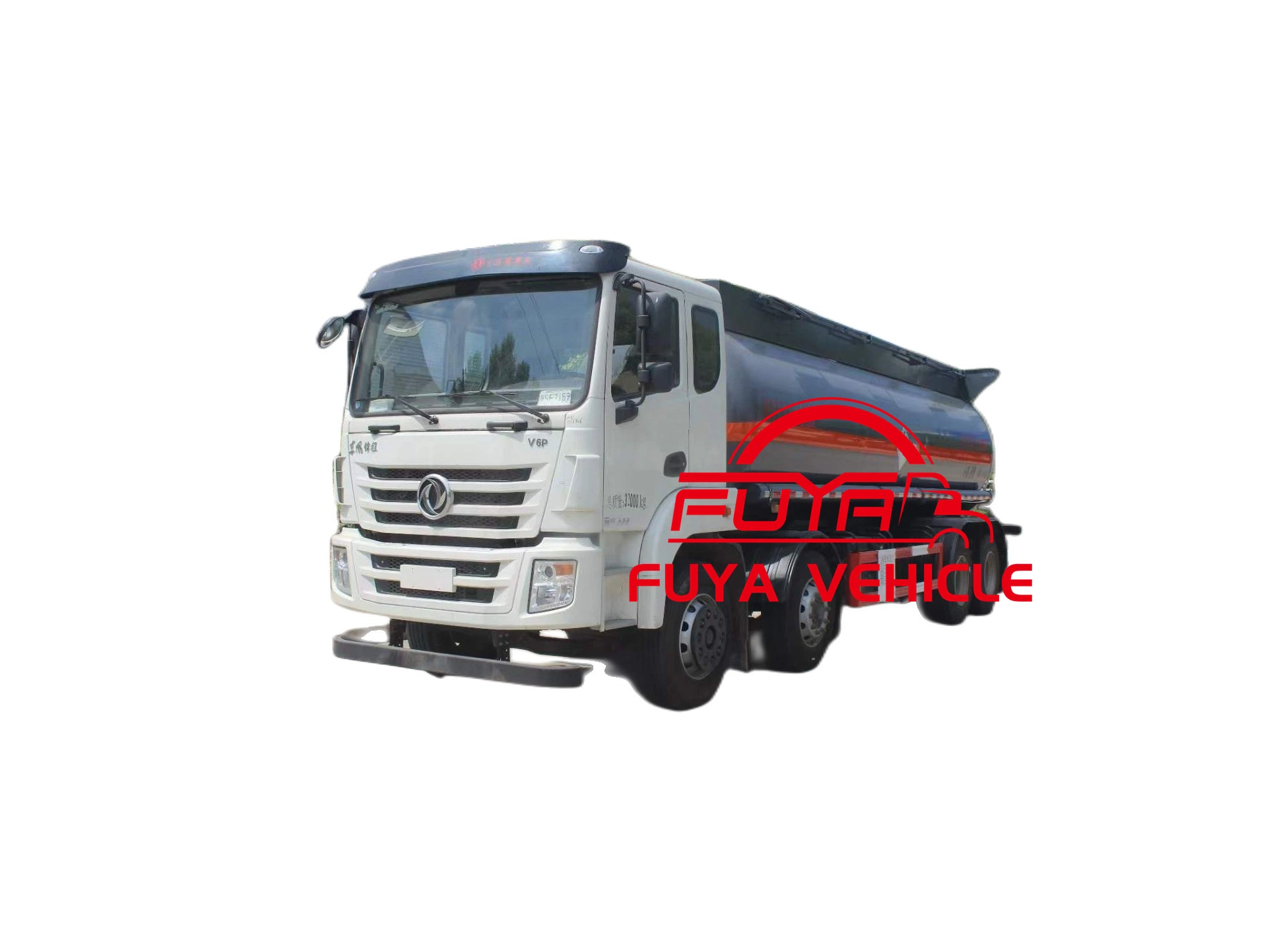 25cbm 35000liters Dongfeng 8X4 Hypochlorit Natriumhydroxid Chemische Flüssigkeitstransfer Tankwagen