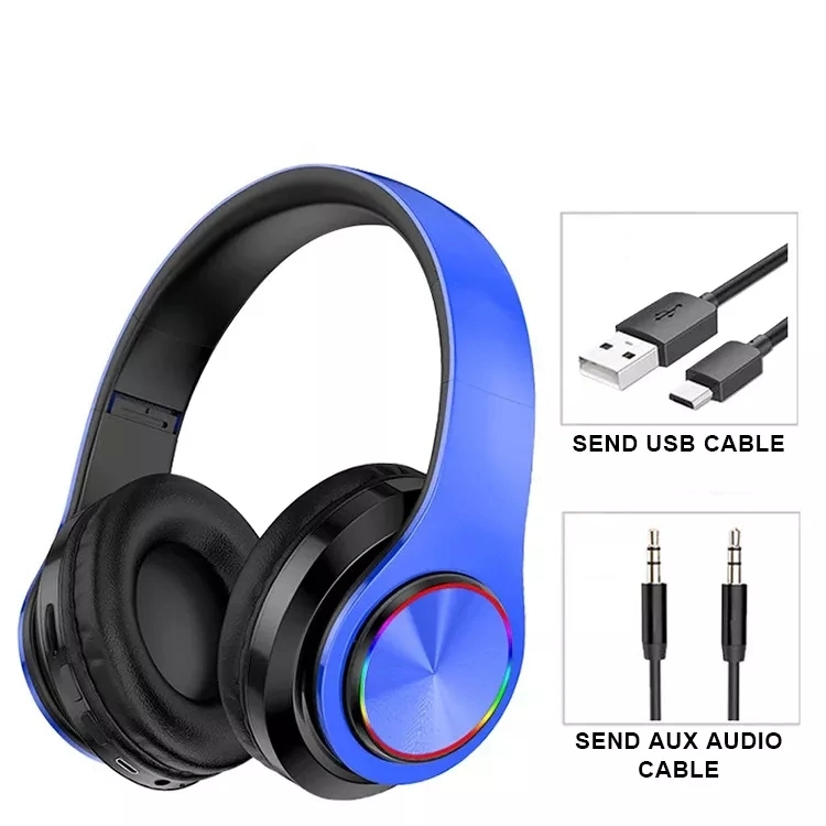 Support TF Micro SD Card MP3 High quality/High cost performance  Computer Gaming Accessories Wireless Bluetooth Headphones