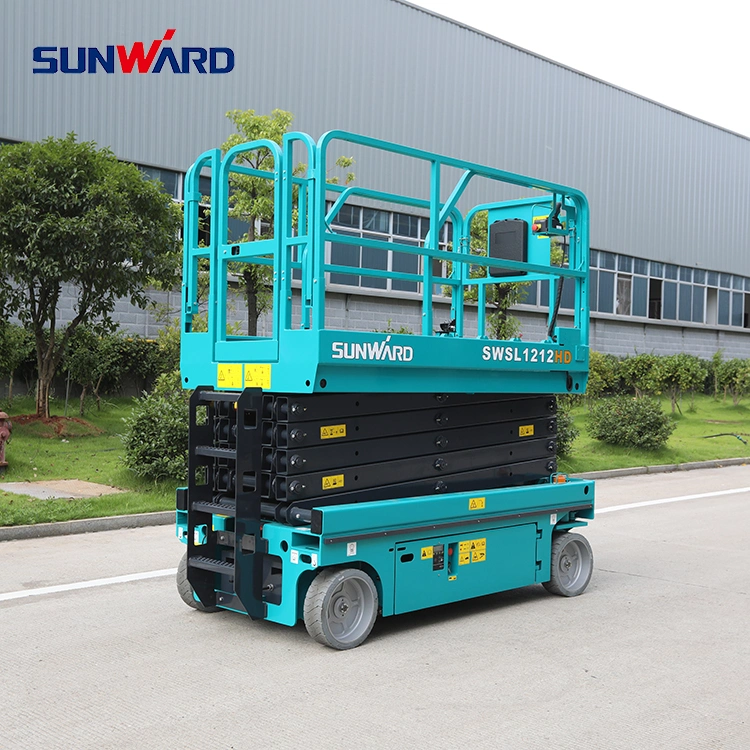 Sunward Swsl1212HD Self-Propelled Battery Powered Scissor Lifts with Platform