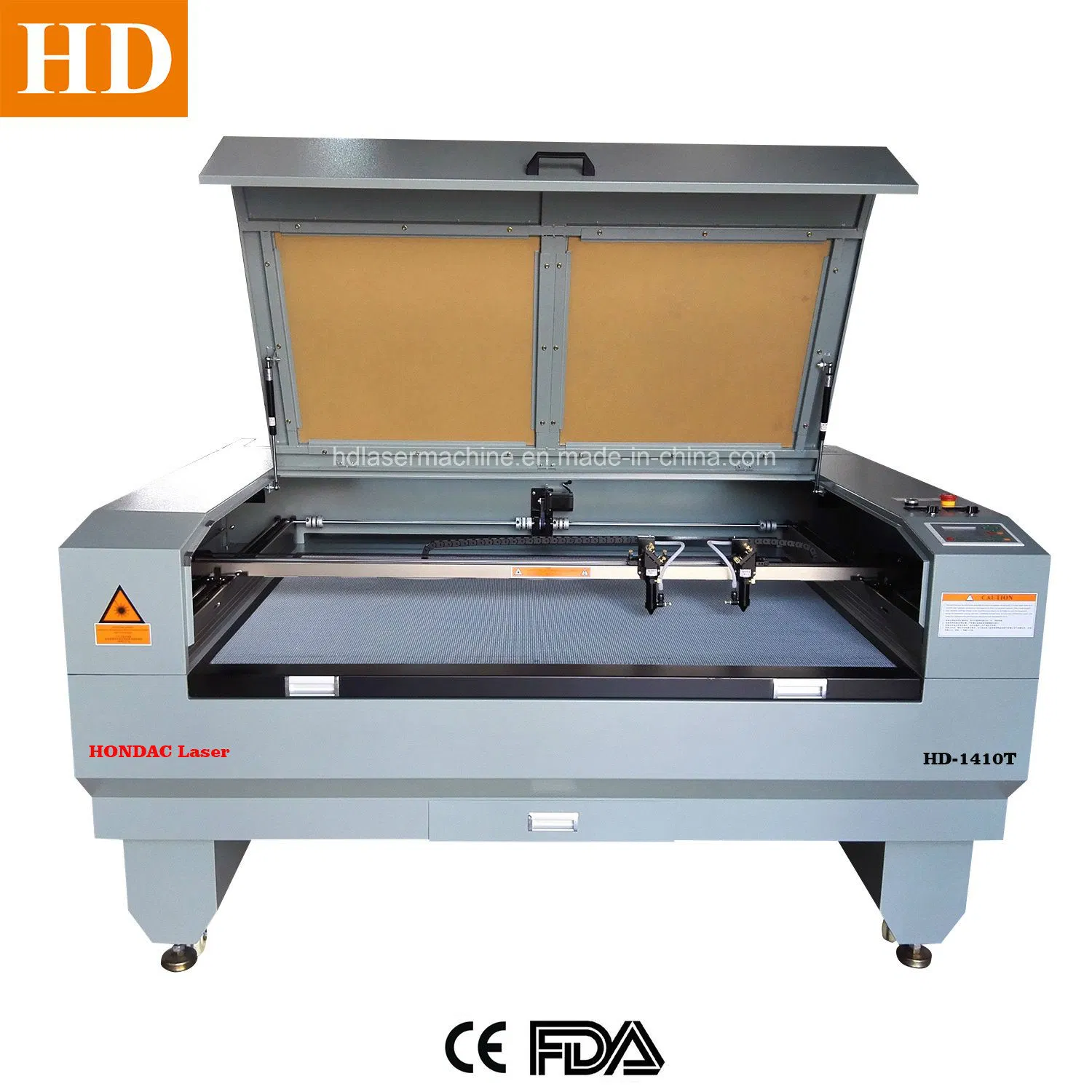 Apparel Garment Clothes Laser Cutting Machine 1400X1000mm Area with Double Head