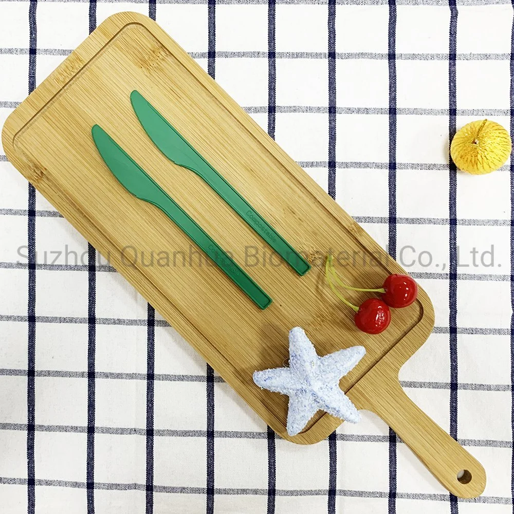 Wholesale/Supplier Bulk Package PLA Biodegradable Knife Fork and Spoon Disposable Cutlery