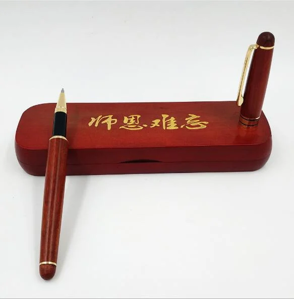 Retailing Maple Rosewood Bamboo Wooden Pens with Gift Box