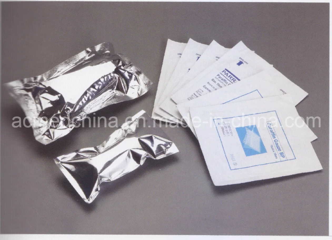 Paraffin Gauze/Disposable Medical Supply Surgical Sterile Disposable Dressing Paraffin Gauze