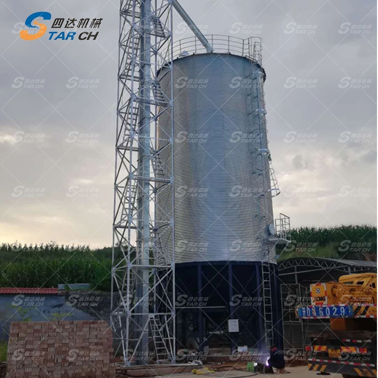 Galvanizing Stainless Steel Grain Silo for Paddy Storage