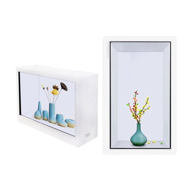 21 Inch 32 Inch 43 Inch 55 Inch Transparent Cabinet Box Show LCD for Advertising Display Box