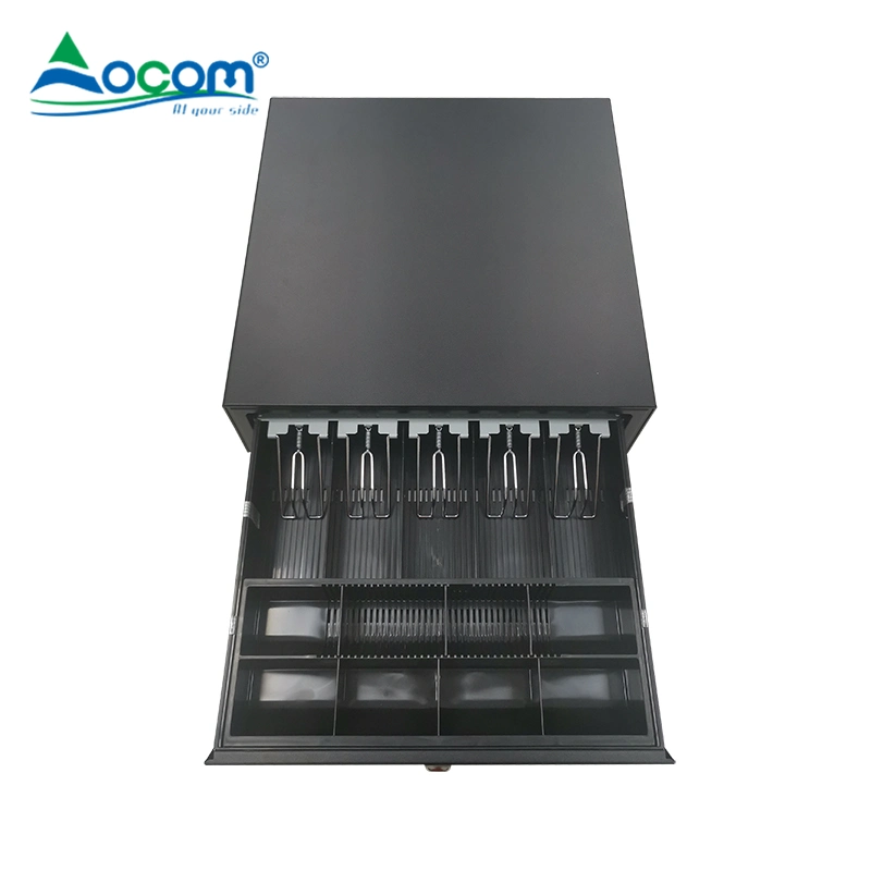 Removable Cash Drawer High Impact ABS Plastic Two Check Port Metal Drawer