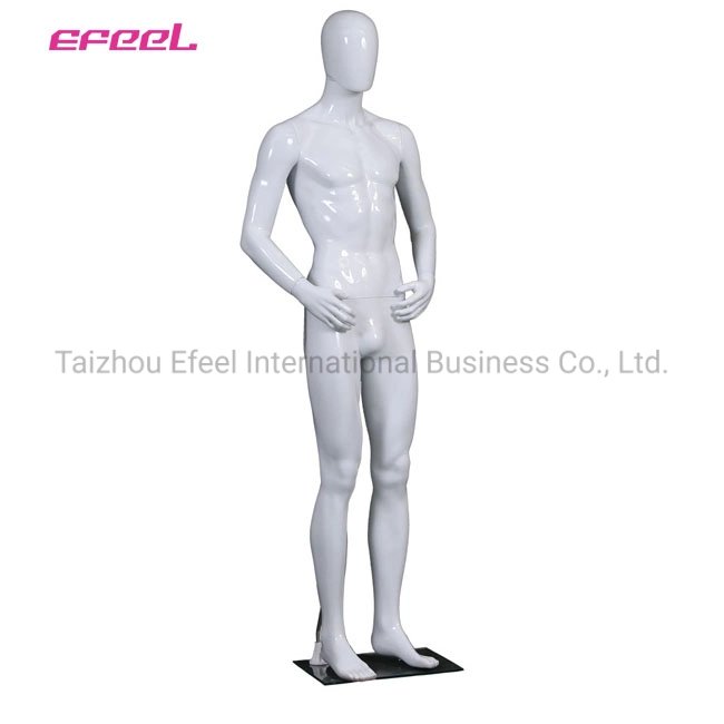 Plastic Vendors Bright White Color Male Models for Sale Mannequin